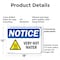 Signmission Hot Surface Sign, 12 in H x 18 in W, Plastic, Very Hot Water OS-2PACK-NS-P-1218-L-18872 - alternate 5
